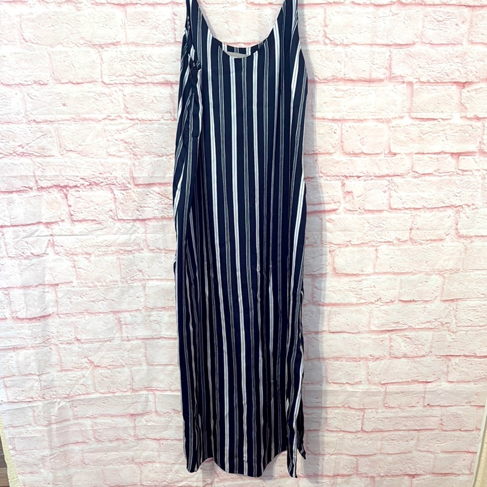 EVERLANE striped maxi dress size 4